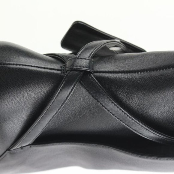 Off-White™ Size 40 Black Leather Ziptie Bootie - Picture 11 of 12